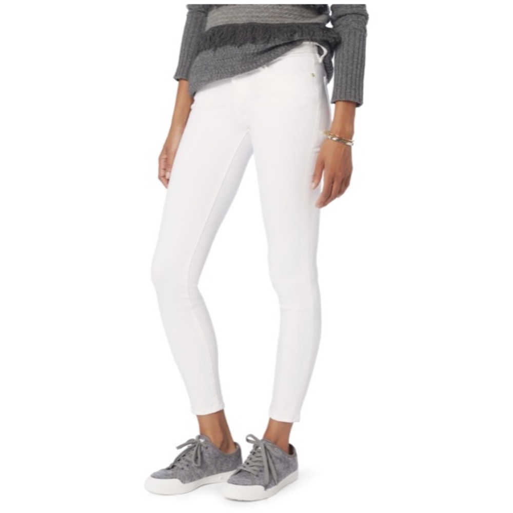 FRAME Le Skinny De Jeanne White Jeans